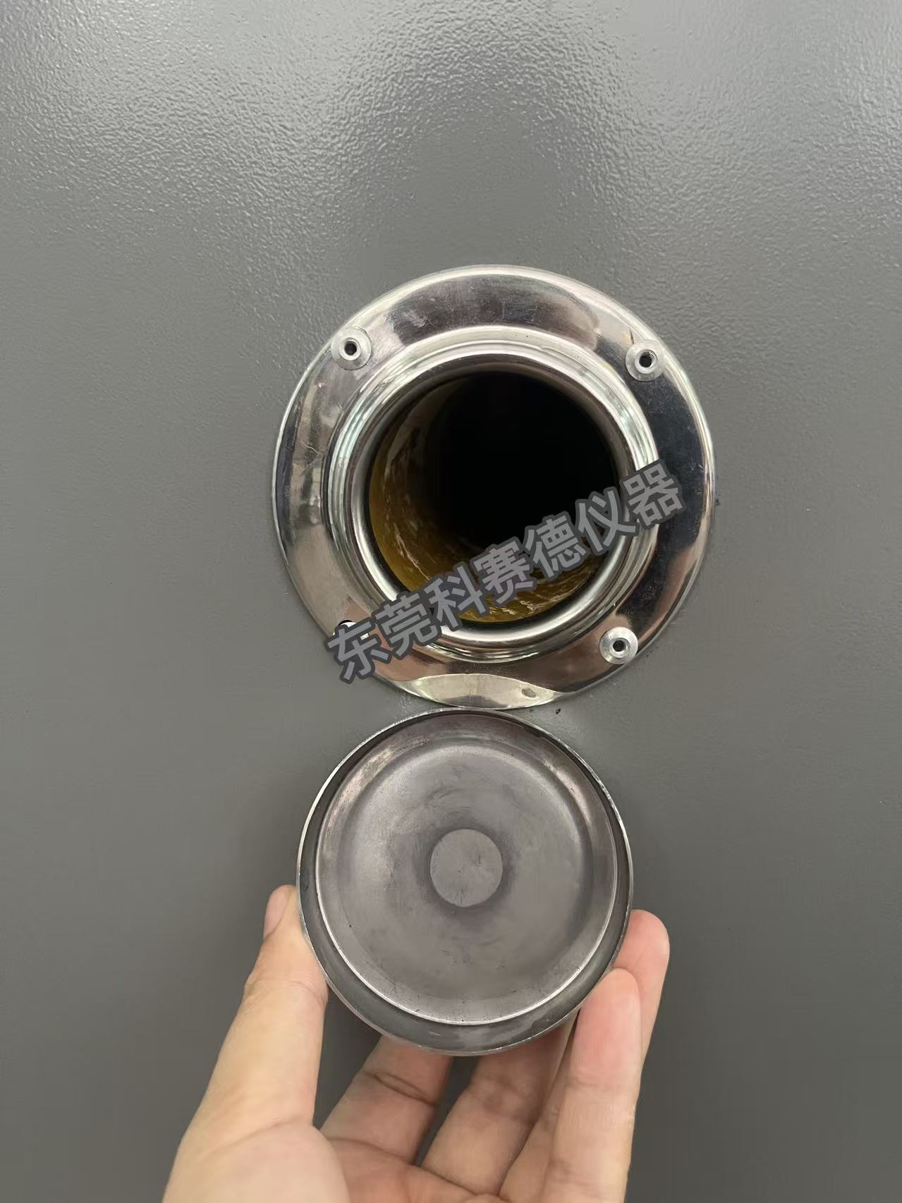 電池擠壓試驗機引線孔